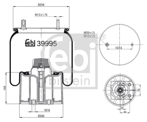 Bellow, air suspension
